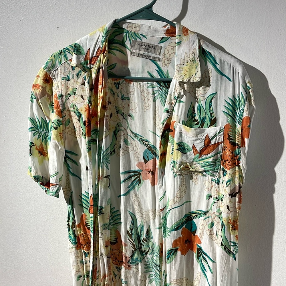 All Saints X Small Men’s button up shirt.